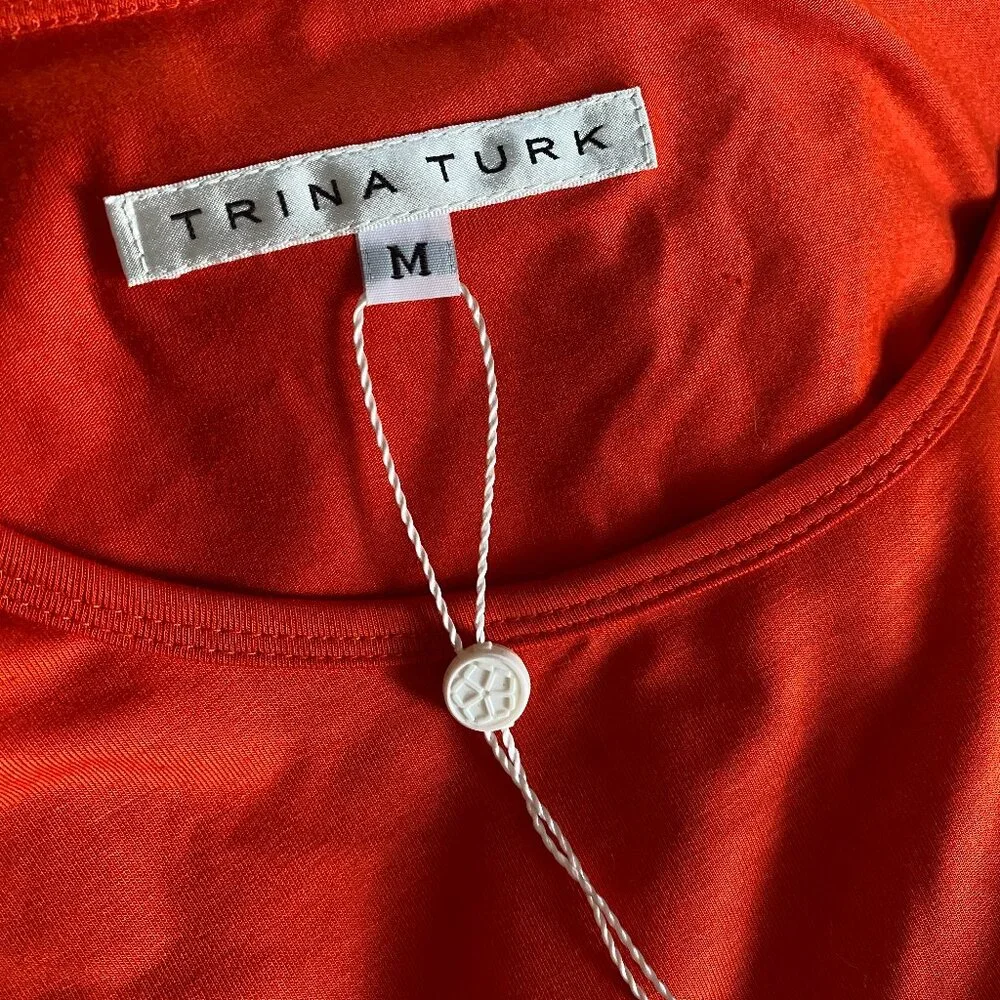 Trina Turk | Romana Vibrant Ruched Long Sleeve Mini Dress